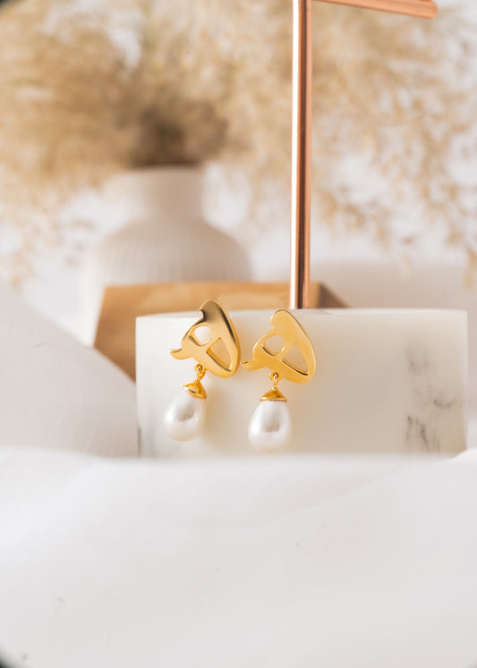 Arabic Initial Earring | ھ