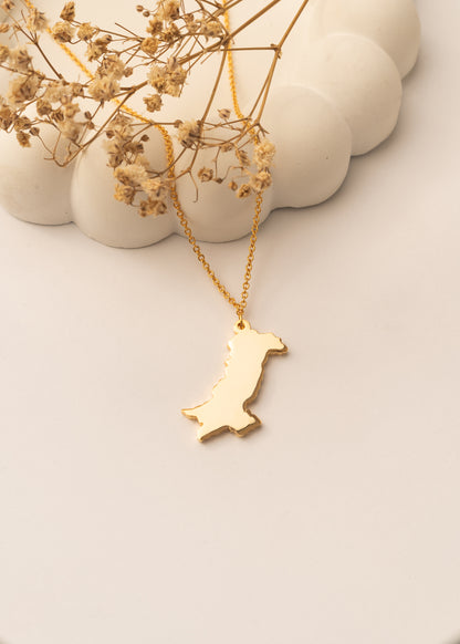 Origin Map Necklace | Pakistan