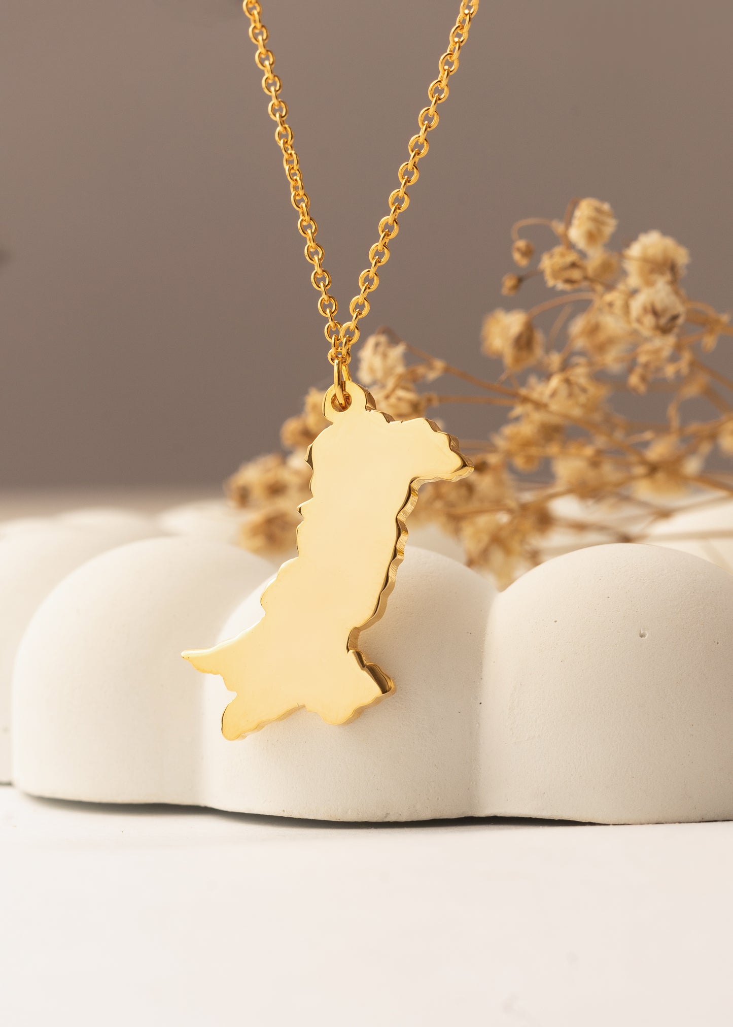 Origin Map Necklace | Pakistan