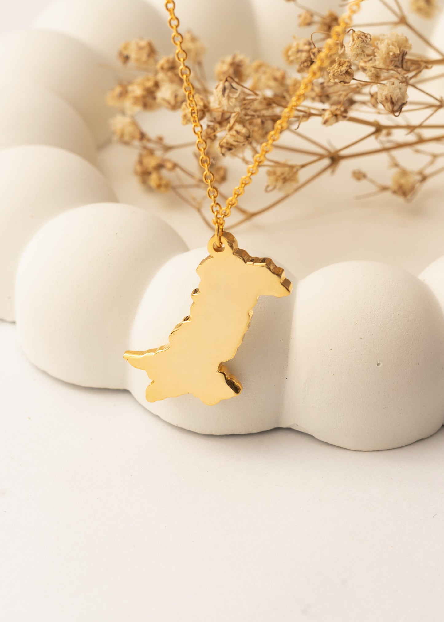 Origin Map Necklace | Pakistan