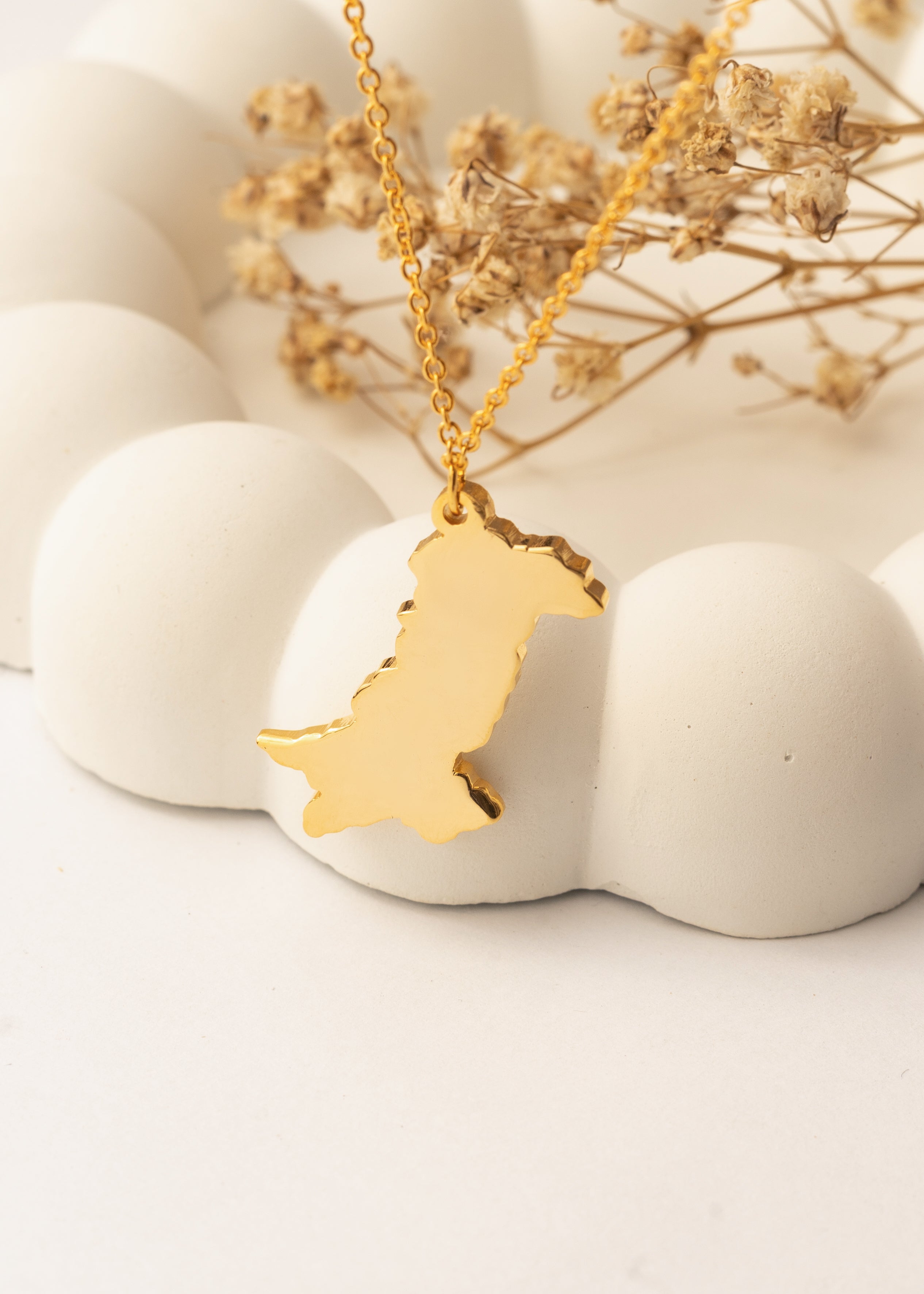 Origin Map Necklace | Pakistan
