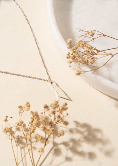 Origin Map Necklace | Palestine