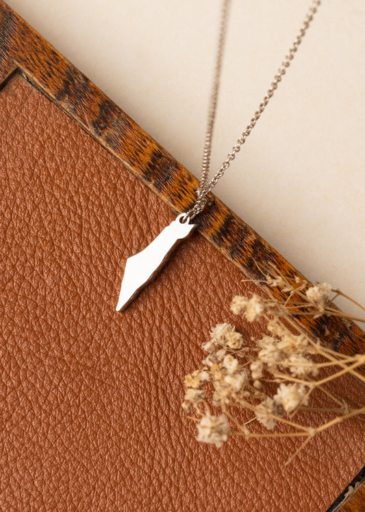 Origin Map Necklace | Palestine