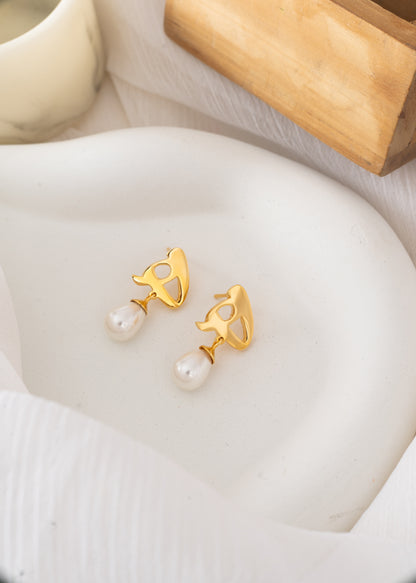 Arabic Initial Earring | ھ