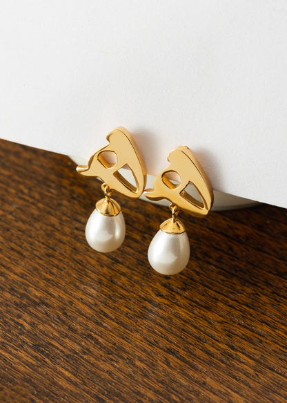 Arabic Initial Earring | ھ